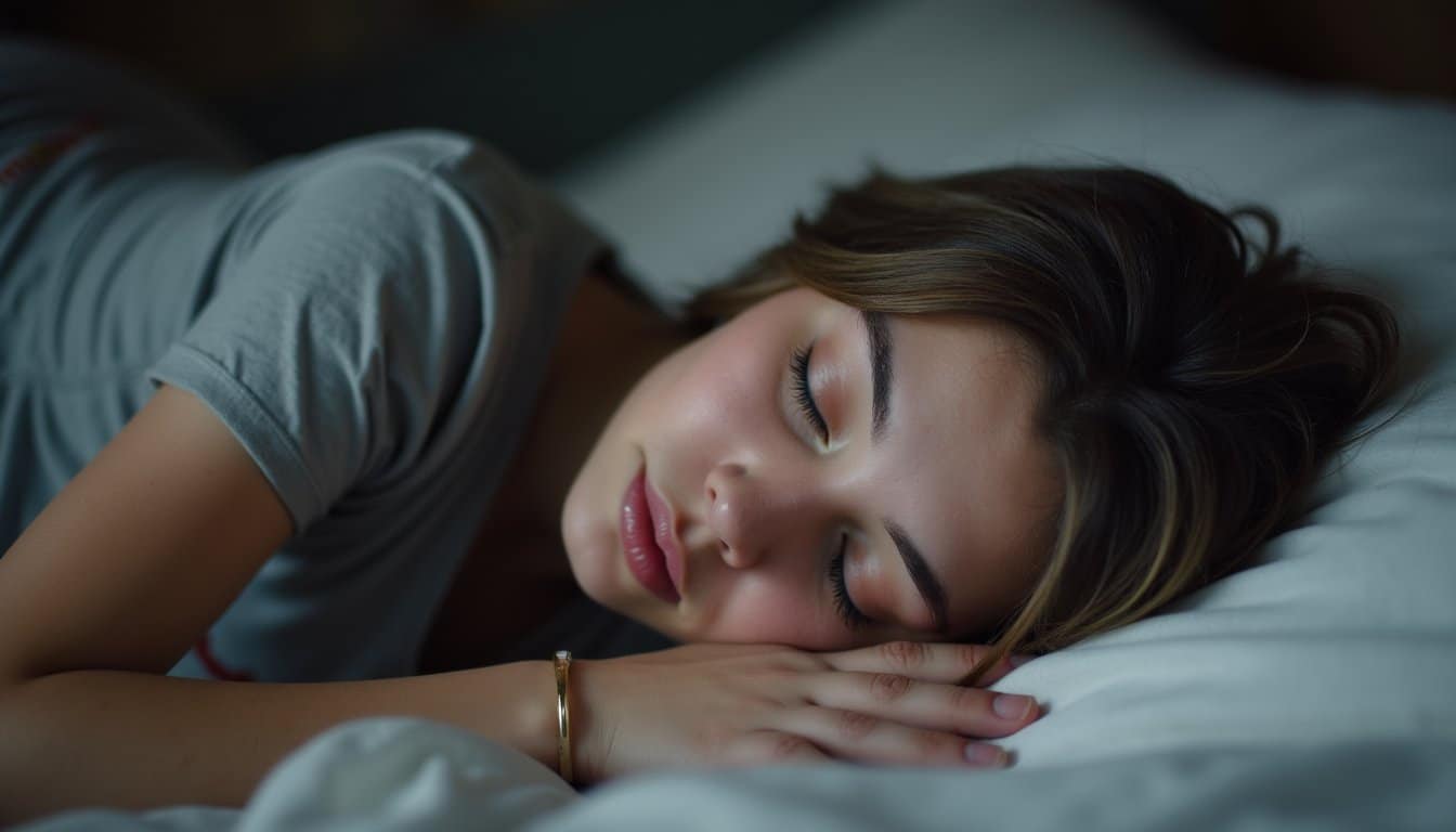 Woman sleeping for sleep treatment for depression recovery in our inpatient facility