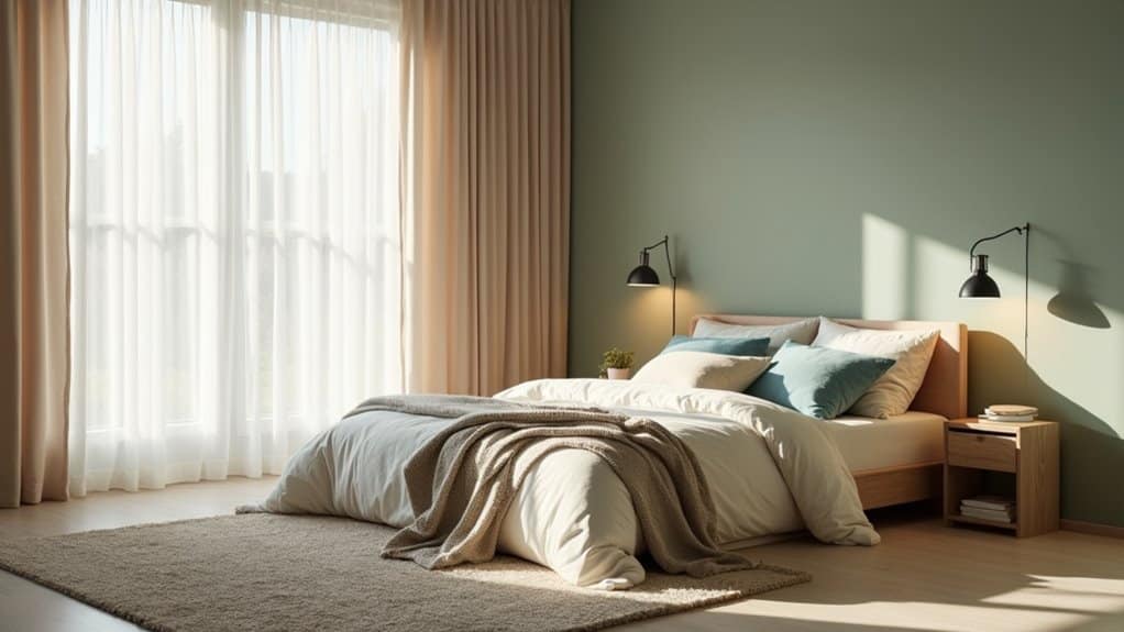 calming bedroom color palette