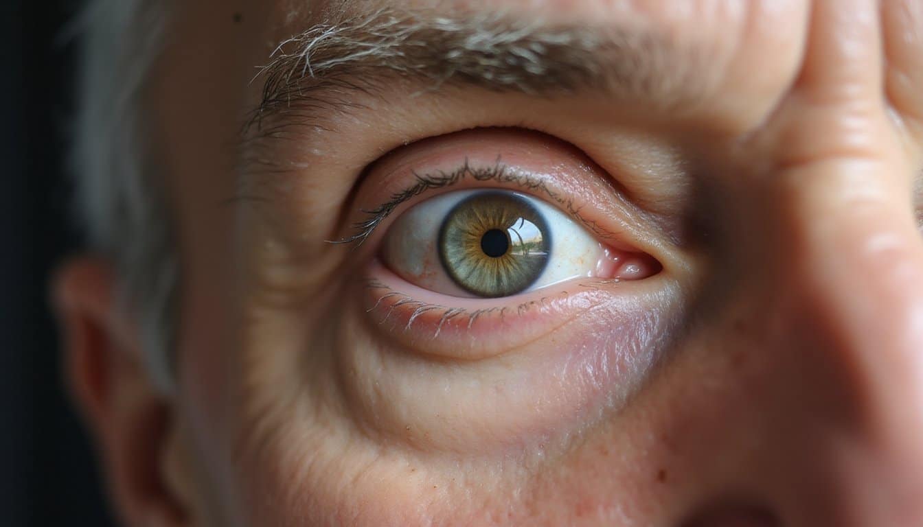 aging diminishes light perception