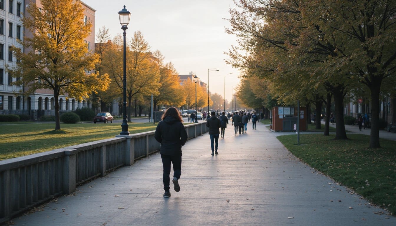 consistent daily walking boosts mood