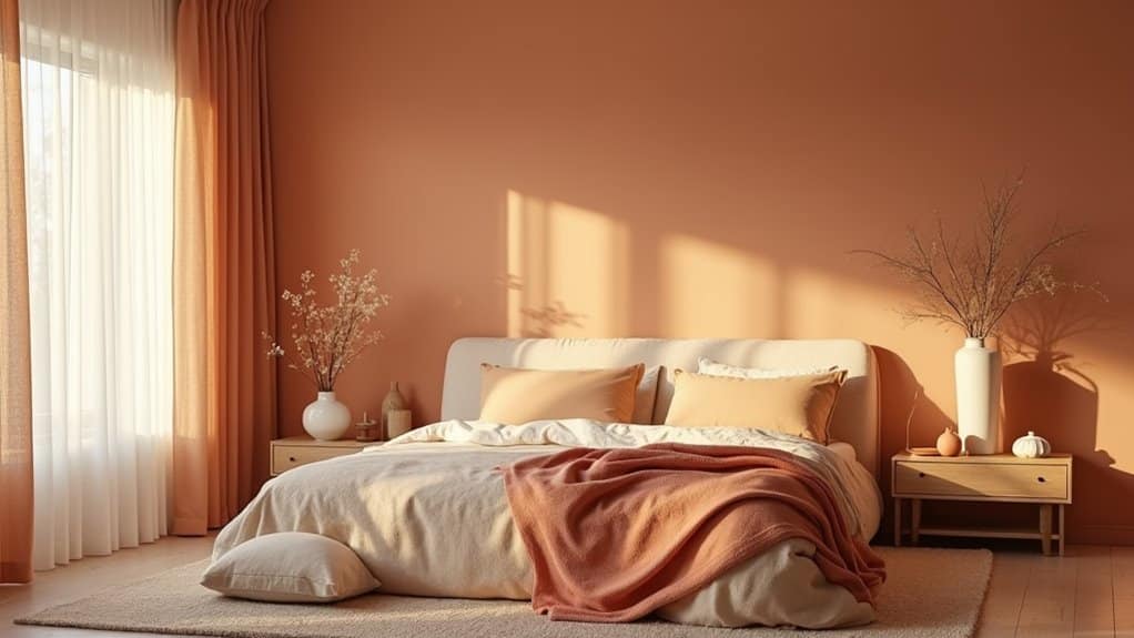 warm neutrals for calming spaces