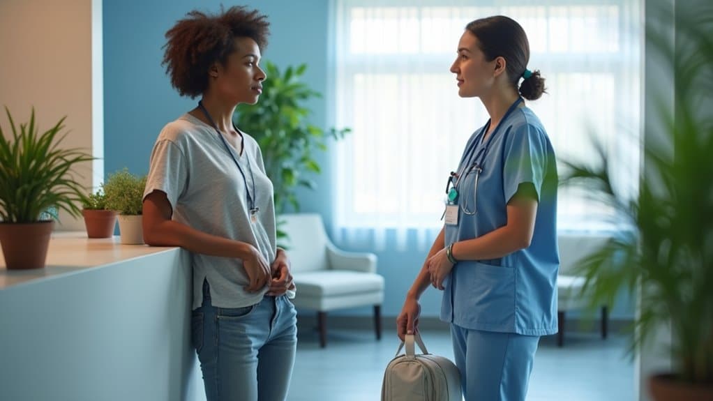 self admission for inpatient care