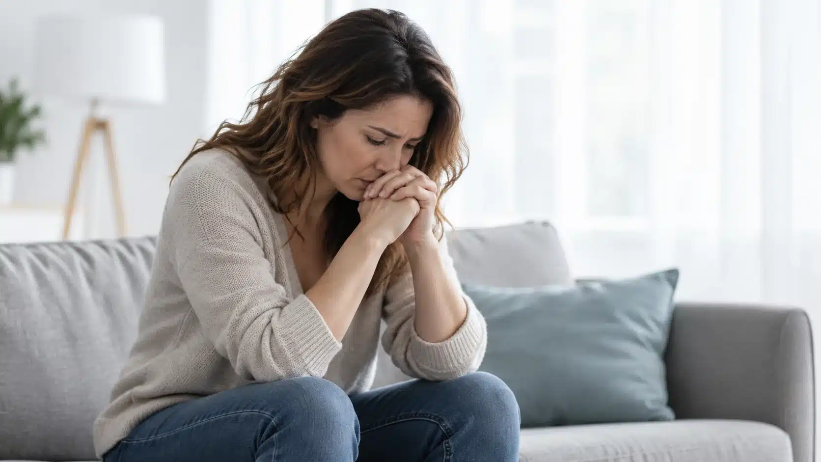 woman in grief